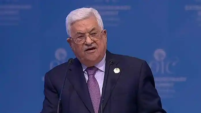 资料图:巴勒斯坦国总统阿巴斯