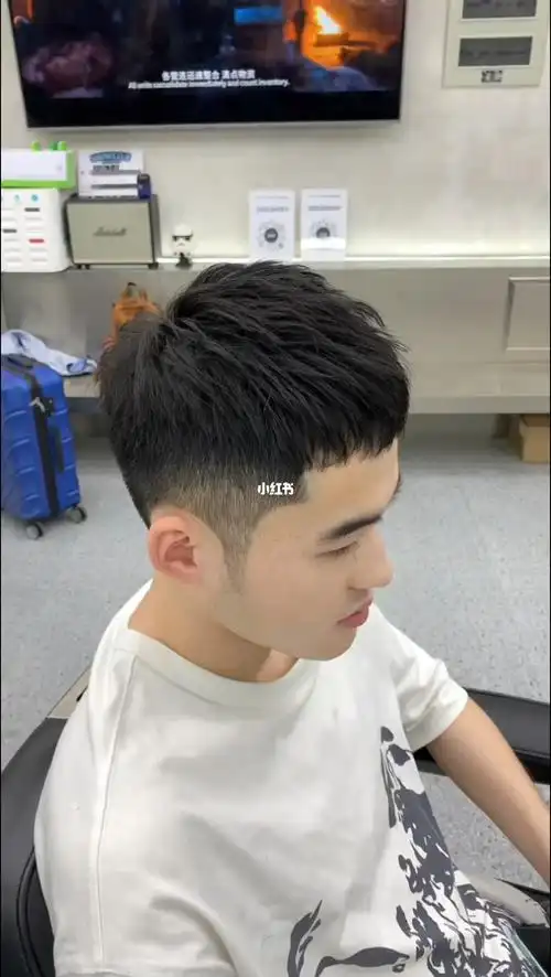 男生夏季清爽栗子头