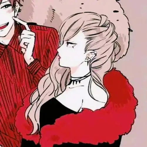 超恩爱的二次元卡通情侣头像,待浮花浪蕊俱尽,伴君幽独!