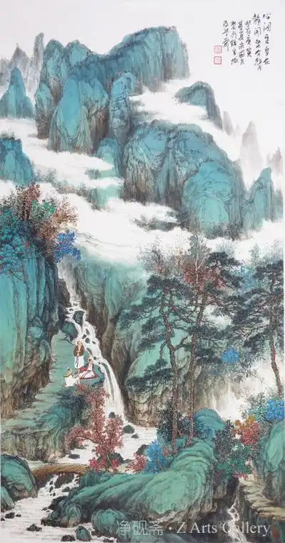 【转载】宋国良青绿山水(4)