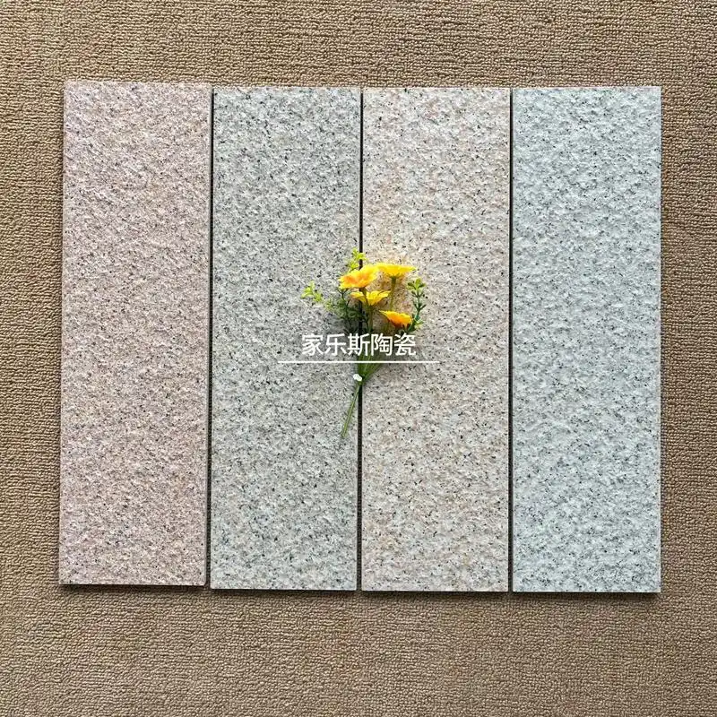 仿麻石面外墙瓷砖.规格:11.8*39.8mm 适用范围:外