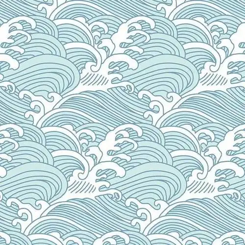 水波纹样