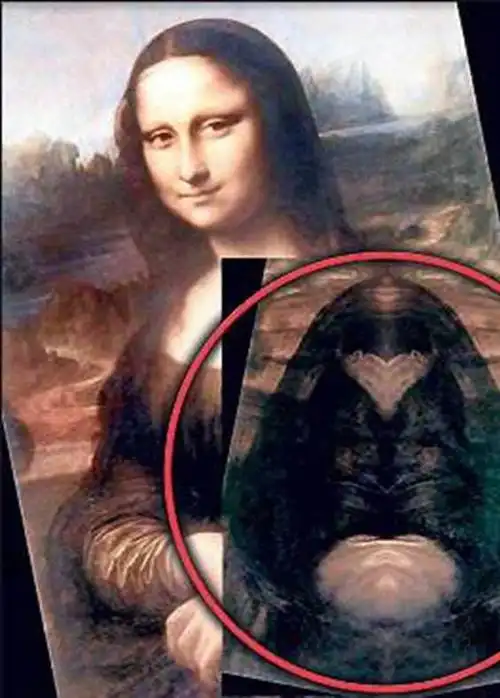 《蒙娜丽莎》10大恐怖之处,画中出现外星人,身后竟藏有4只动物_健康