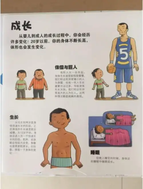 从婴儿到成人的过程中,你会经历许多的变化,身体不断长高,体型也随着