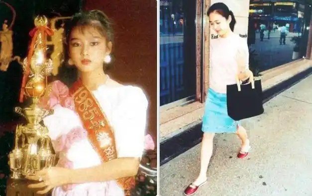 57岁朱丽倩出席公公葬礼穿小黑裙被刘德华牵手仍美得风韵犹存