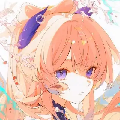 可爱动漫二次元呆萌女生头像图片