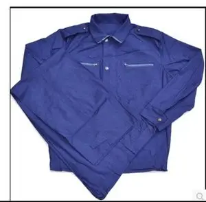 库存老式正品87海军夏作训服 的确良工作服机修服耐磨 夏季服装
