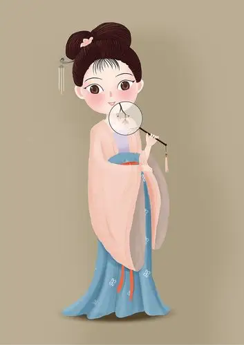q版古装插画