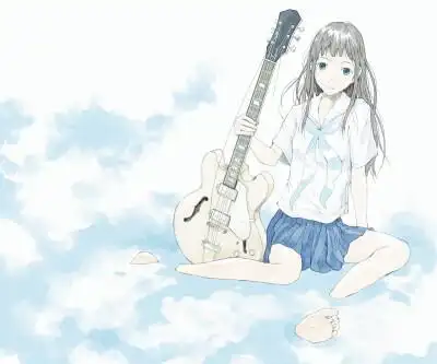 乐器与少女之吉他 p站 侵删 动漫 二次元 漫画 萌妹子 萝莉 音乐 电