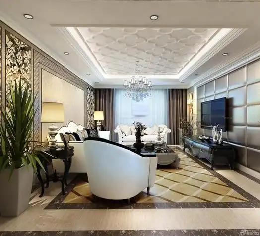 房间吊顶装修效果图客厅(房间吊顶装修图片大全 天花板)