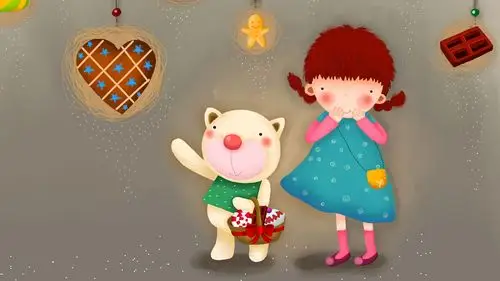 安卓(android)动漫 童年 可爱 插画 手绘高清手机壁纸免费下载,安心