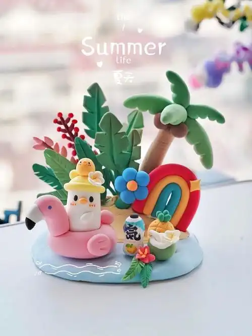 幼儿园粘土手工作品大合集!喜欢收藏一起做吧#超轻粘土