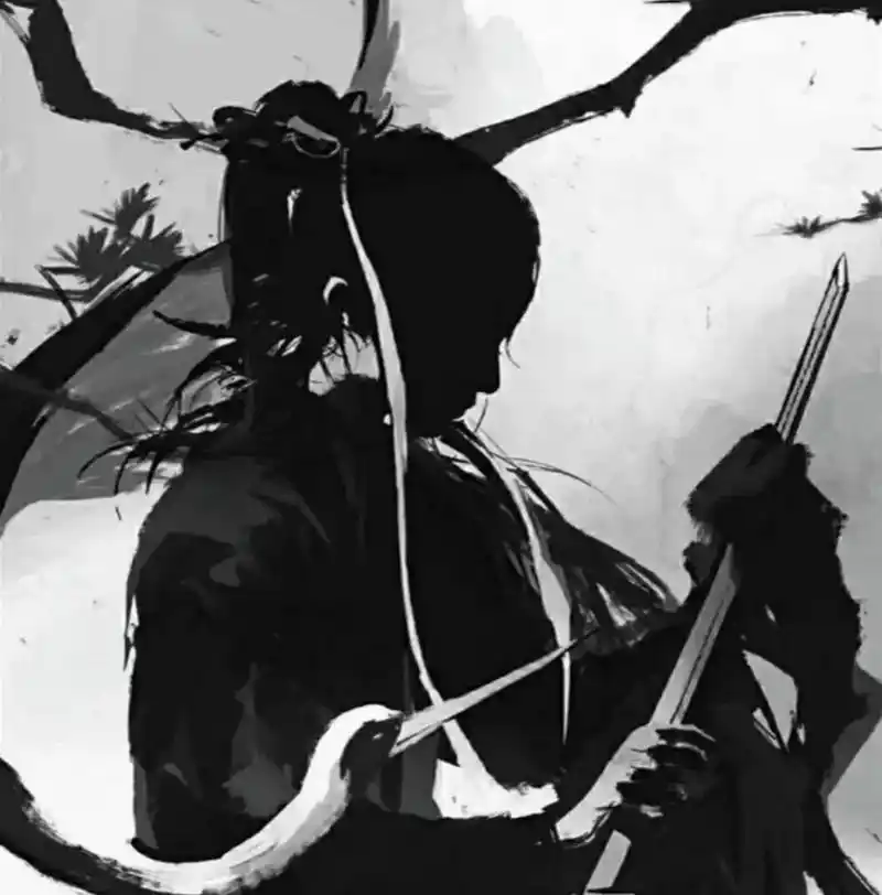 蓝桉已遇释槐鸟#黑白头像#头像#男头#动漫头#古风男头 - 抖音