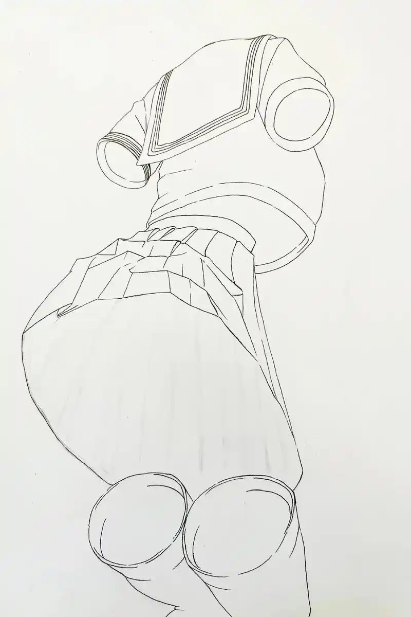 画画 #临摹 #绘画过程 #jk制服 临摹花噎菜老师作品#马克笔手绘 抖