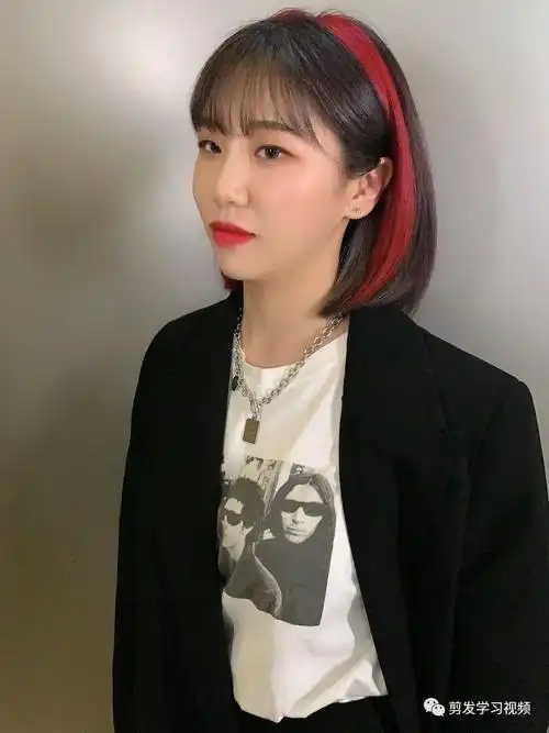 2021年6月最新潮爆火染发发带染发型