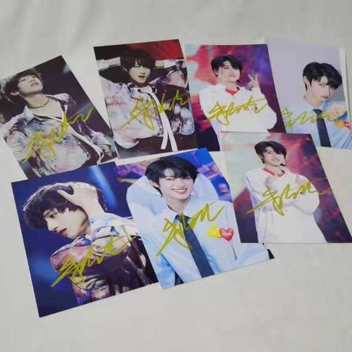 朱志鑫亲笔签名照亲签保真活动现场粉丝应援周边产品收藏无印刷