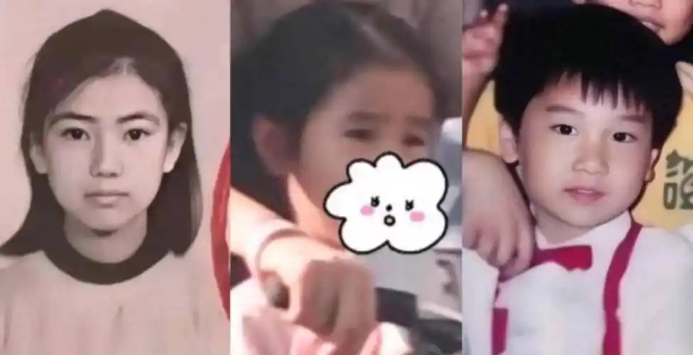 高圆圆带女儿吃麻辣烫,照片高糊,女儿长相竟似赵又廷?