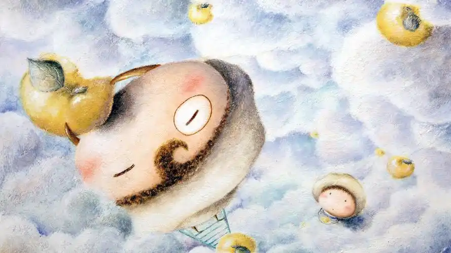 可爱手绘风卡通男孩高清壁纸高清大图预览1920x1080_卡通动漫下载_美