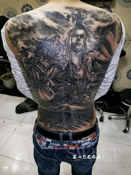 项羽_纹身图案手稿图片_孟强的纹身作品集