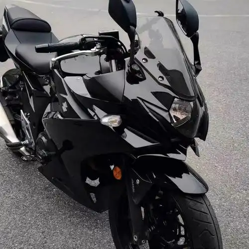 适用于铃木gsx250r改装下唇鸟嘴竞技定风翼导流罩 进风翼战斗改装