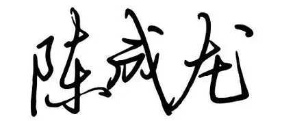 陈成龙 艺术签名 谁会设计 帮忙设计一下