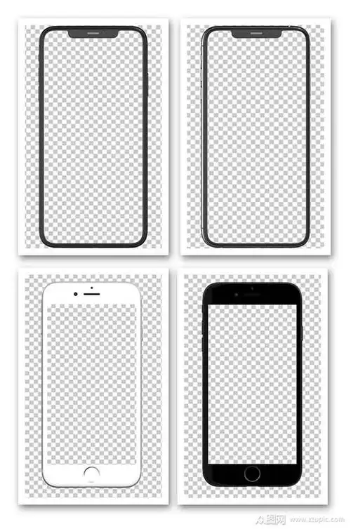 苹果手机模板免抠素材