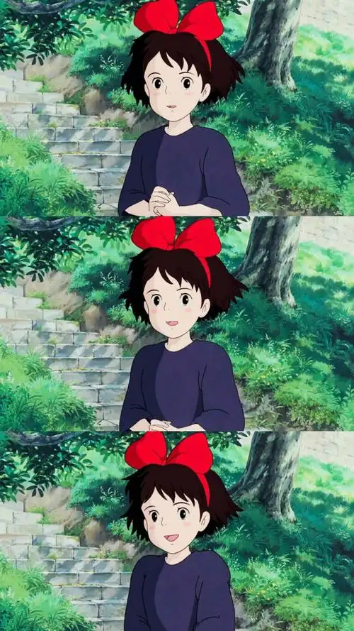 宫崎骏动漫 手绘插画/漫画少女/可爱卡通/旧漫壁纸/锁屏屏保/聊天背景