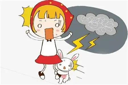 下雨天打雷害怕的说说二