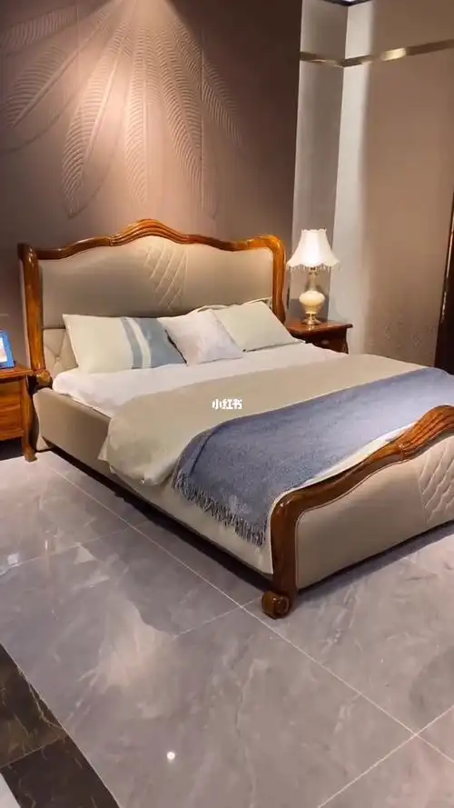 简约乌金木大床