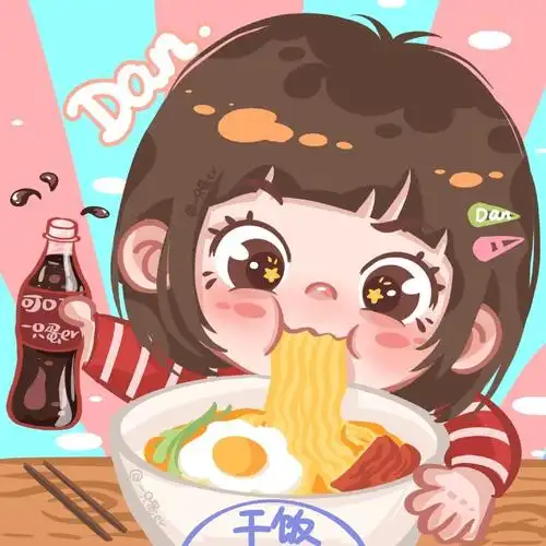 干饭人情侣头像画师:一只蛋er