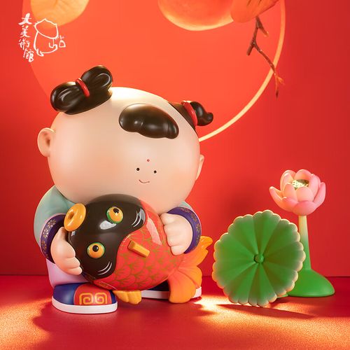大美术馆 民俗玩具国潮手办摆件可爱生日礼物送女生男生-杨柳青年画