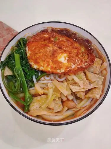 荷包蛋螺丝粉的做法步骤