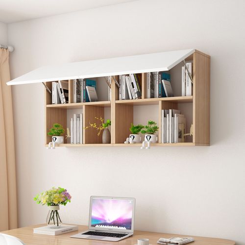 墙上置物架书架挂墙壁柜创意墙壁壁挂式吊柜书柜搁板