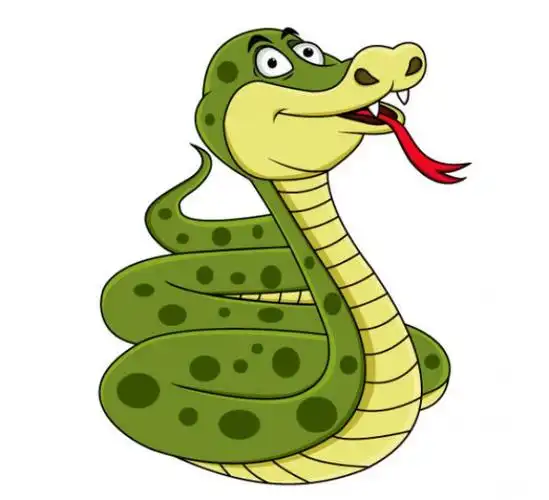 snake cartoon