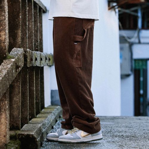 kizzles bubble cords craft pant 滑板裤灯芯绒休闲裤宽松工装裤