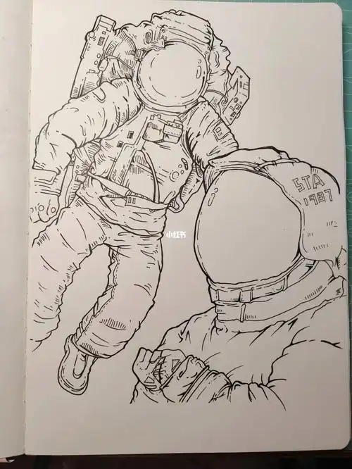 视觉传达设计临摹2830宇航员