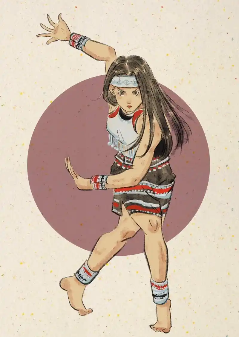 一组佤族舞蹈速写.#我是原创插画师 #绘画博主 #原创 #治 - 抖音