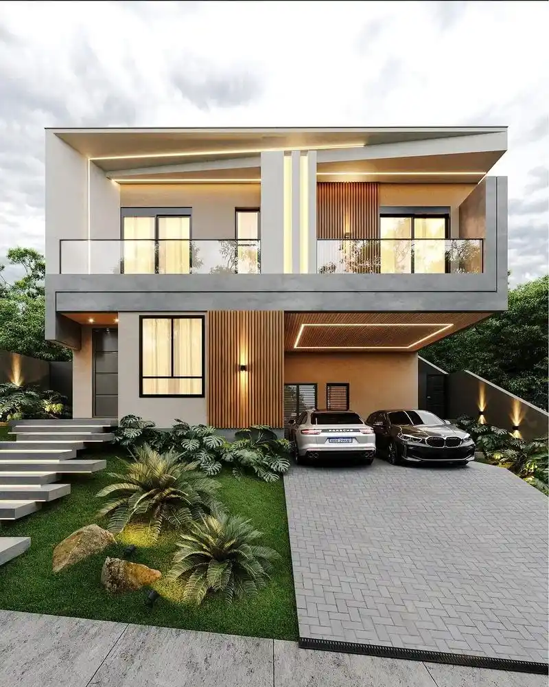 两层现代风别墅设计案例