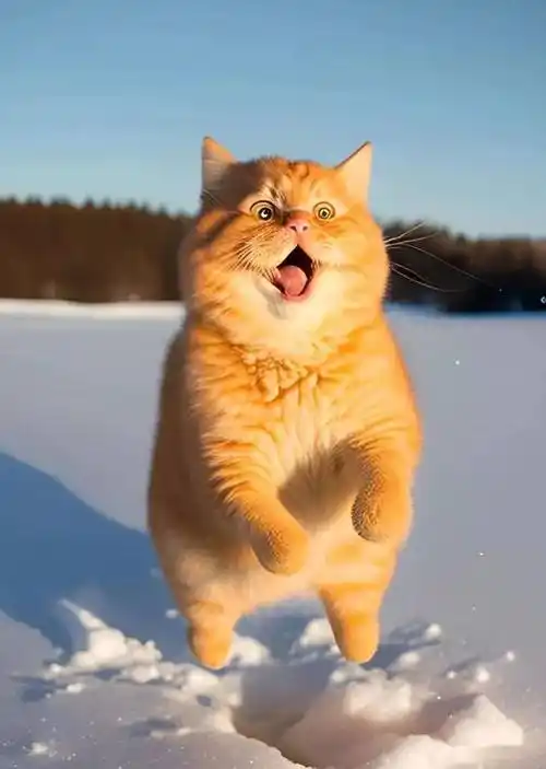 一组可爱的胖猫咪,真萌!