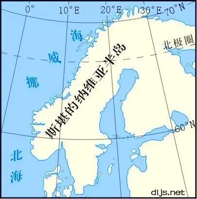 欧洲最大的半岛,斯堪的纳维亚半岛(世界排名第五)