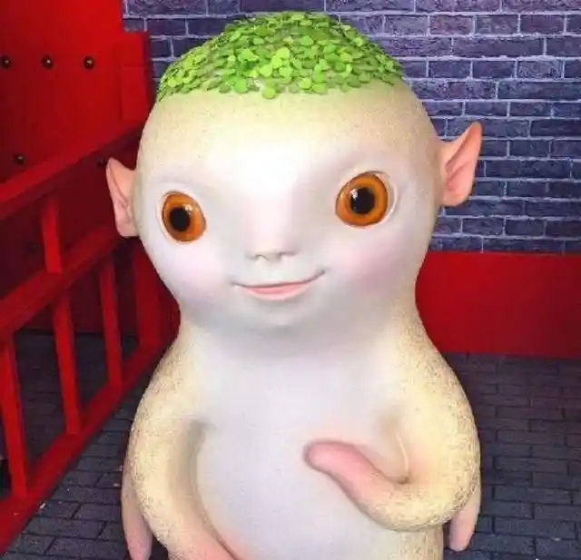 《捉妖记》中丑萌丑萌的胡巴,可当头像,壁纸用.