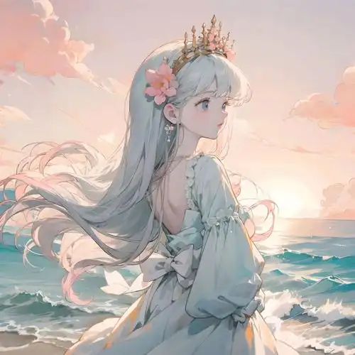 蓝绿色系卡通女生头像合集(有哪些干净纯净的卡通女生头像)|红警乐园