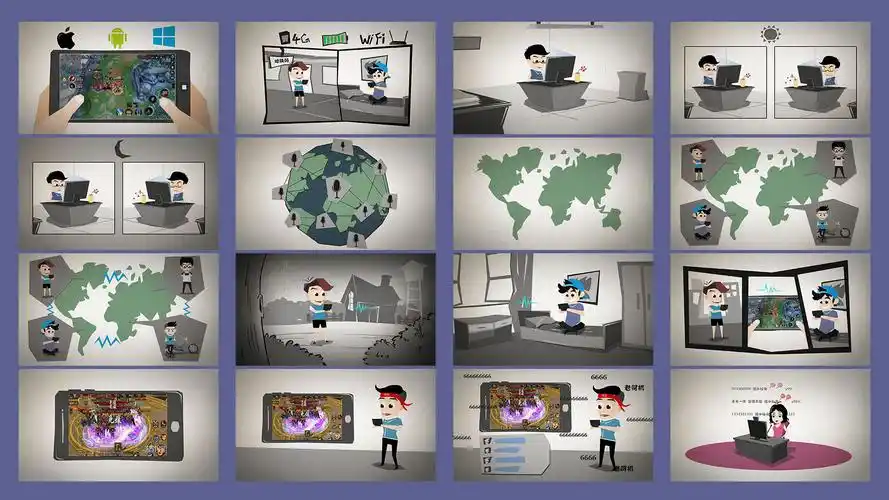 腾讯gvoice演示视频 mg动画分镜