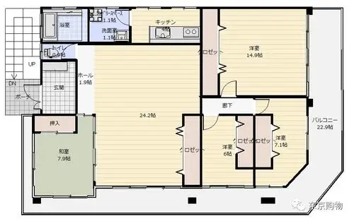 日本住宅没有公摊面积送阳台精装修这是真的