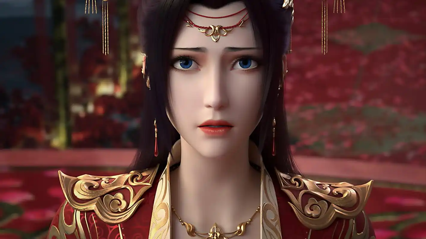 国漫女神|《斗破苍穹》云韵大婚高清4k壁纸:云岚宗第八代宗主云山为