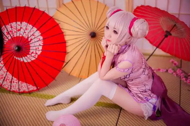 cos正片王者荣耀小乔同人旗袍这次是正片