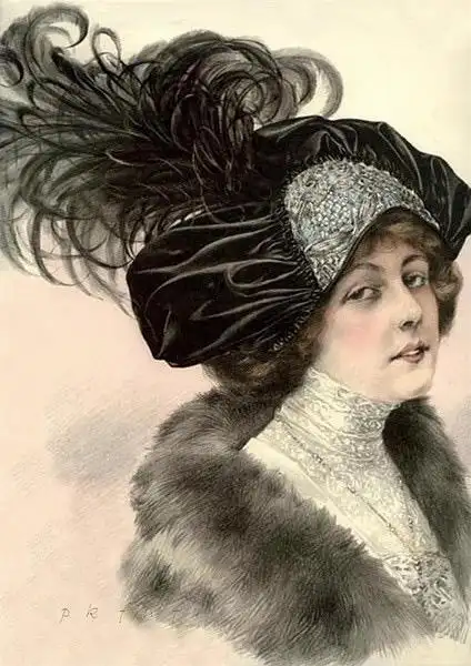 绝美!19世纪欧洲女士的帽子美图