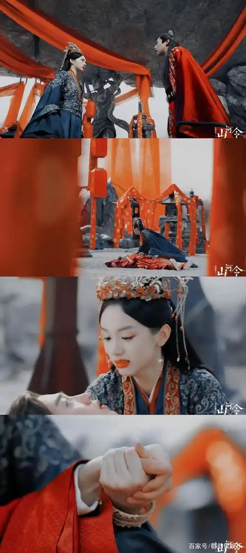 《山河令》隐藏小细节:顾湘身着绿色喜服,而曹蔚宁却是红色的?