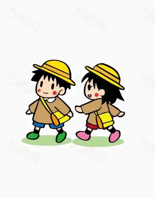 上学 开学啦 小学生 彩色 简笔画  卡通彩色动物简笔画大全 小学生