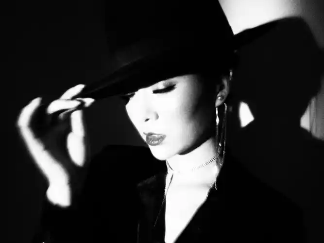 黑白艺术照时尚写真